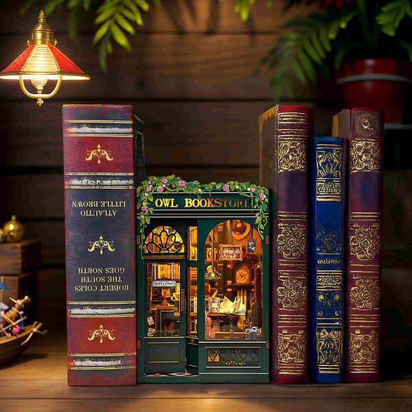 Owl Bookstore DIY Book Nook Kit