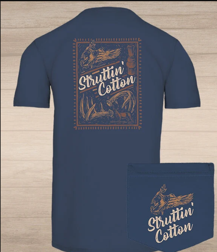 Stamp Collector Navy Tee