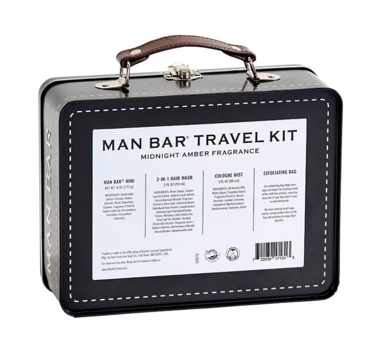 Man Bar Travel Kit - Midnight Amber