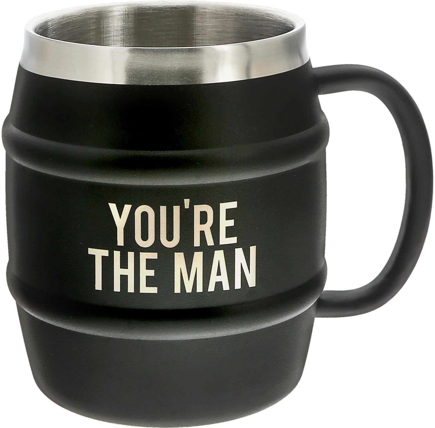 The Man - 15 oz. Stainless Steel Double Wall Stein