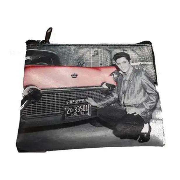 Elvis Coin Purse Keychain