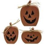Set 3 Chunky Reversible Pumpkins