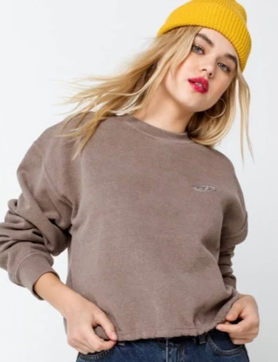 BDG Brown Fleece Sweatshirt