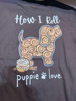 Cinnamon Roll Pup Tee