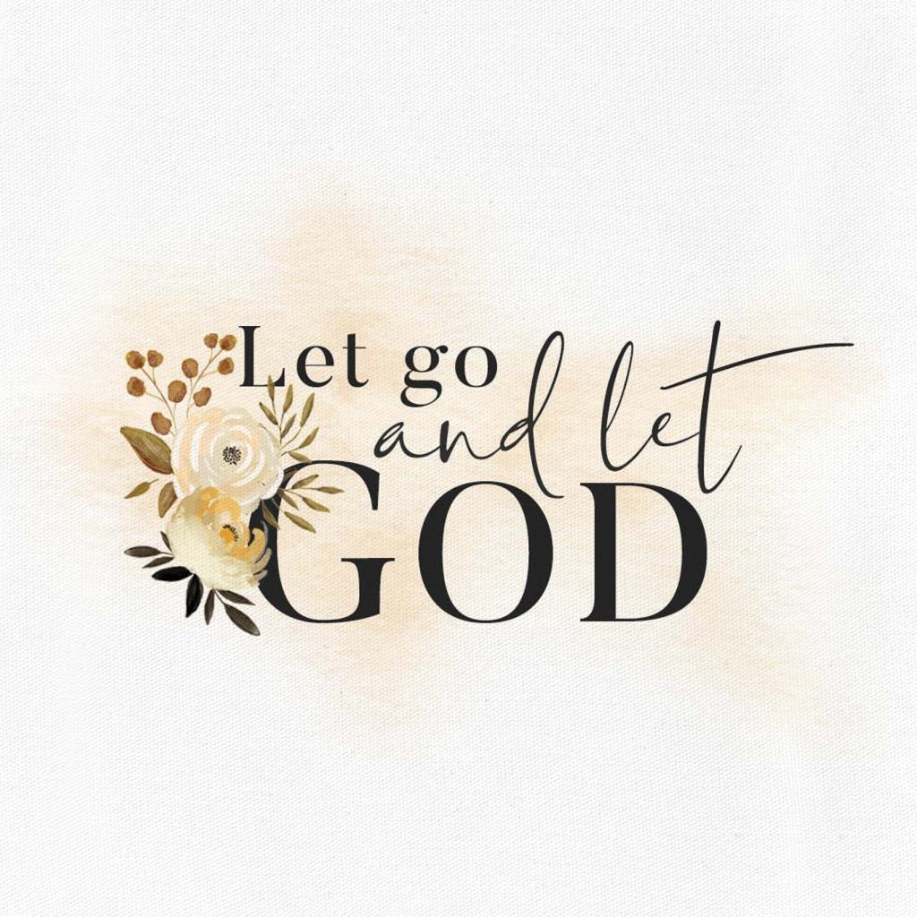Let Go & Let God Canvas