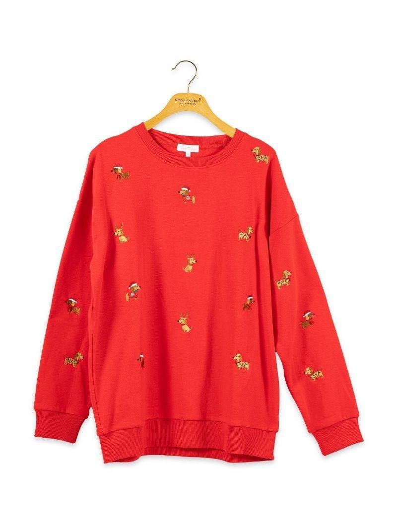 Simply Southern Holiday Dog Crewneck