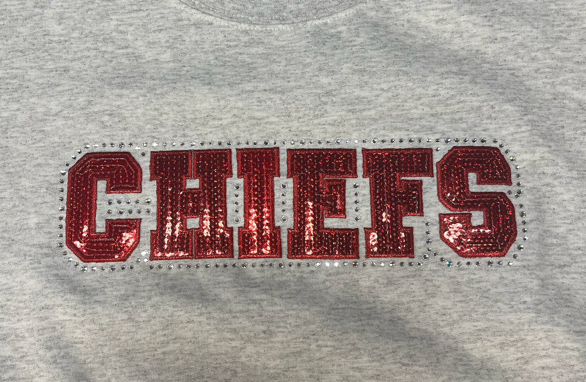Chiefs Rhinestone Ash
