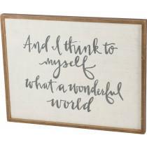 What A Wonderful World Frame