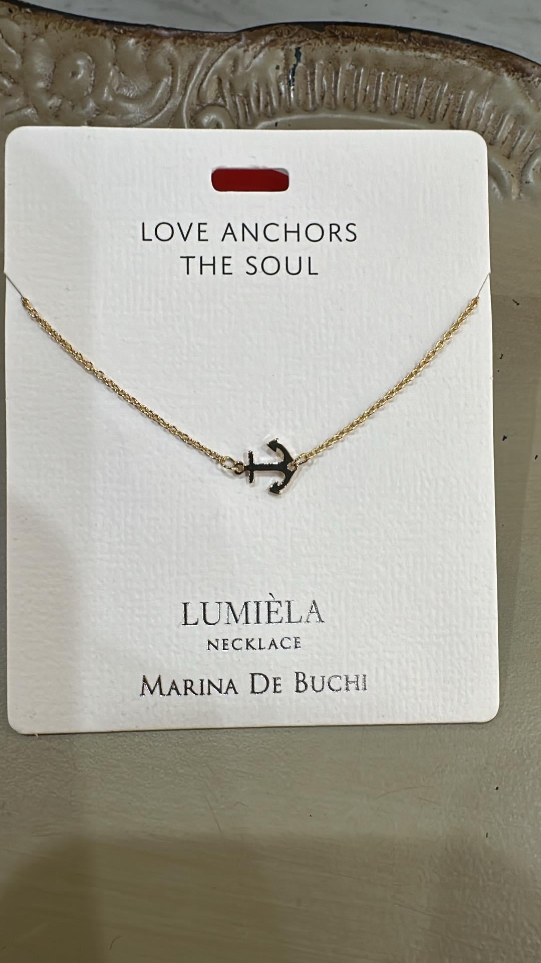 Lumiela Anchor Shape Necklace