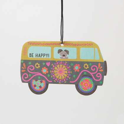 Air Freshener Be Happy Van Dog
