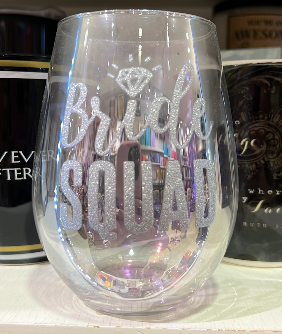 Bride Squad Wine Glass