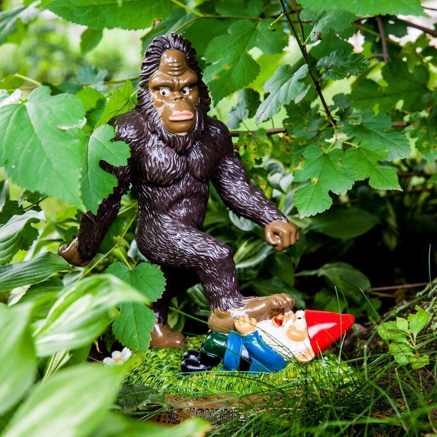 The Sasquatch Gnomewrecker Garden Statue