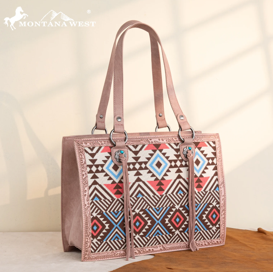 Aztec Tapestry Concealed Carry Tote