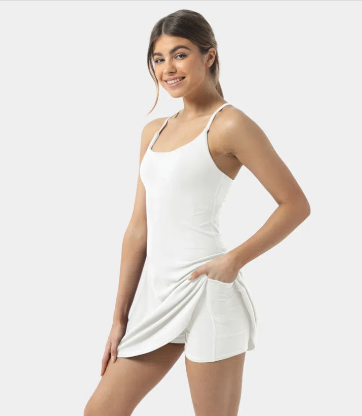 Halara White Dress Medium