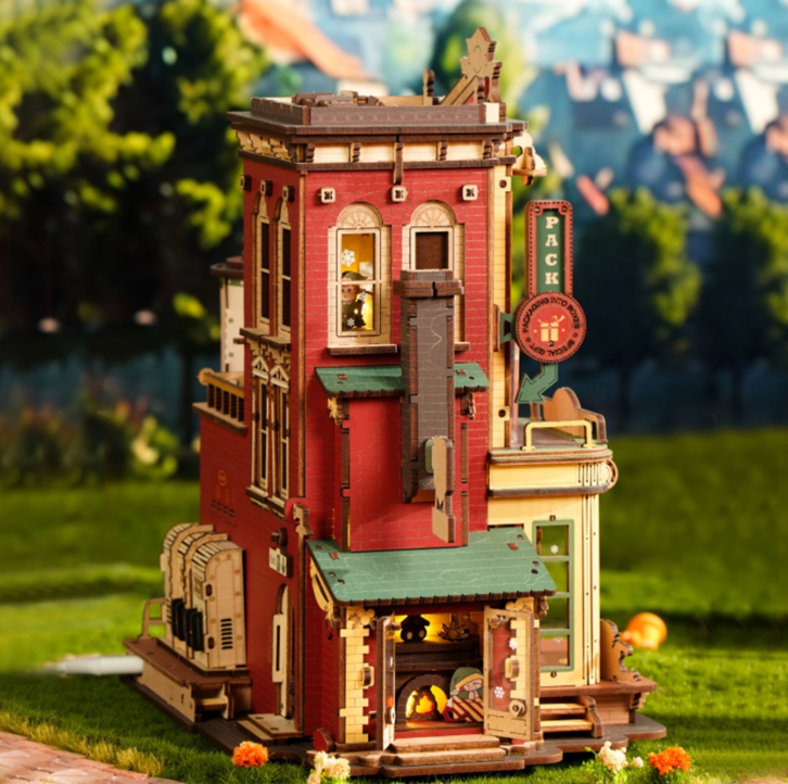 ROKR Christmas Dream Gift Factory Wooden Music Box