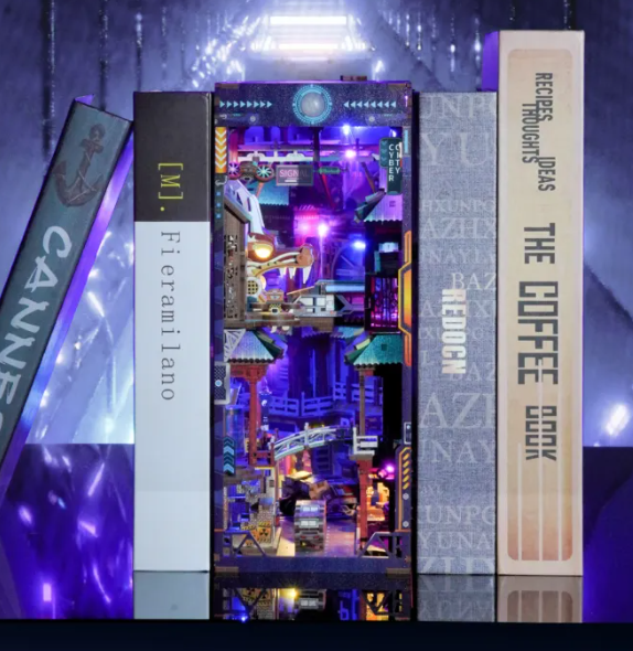 Cyber City DIY Book Nook Kit