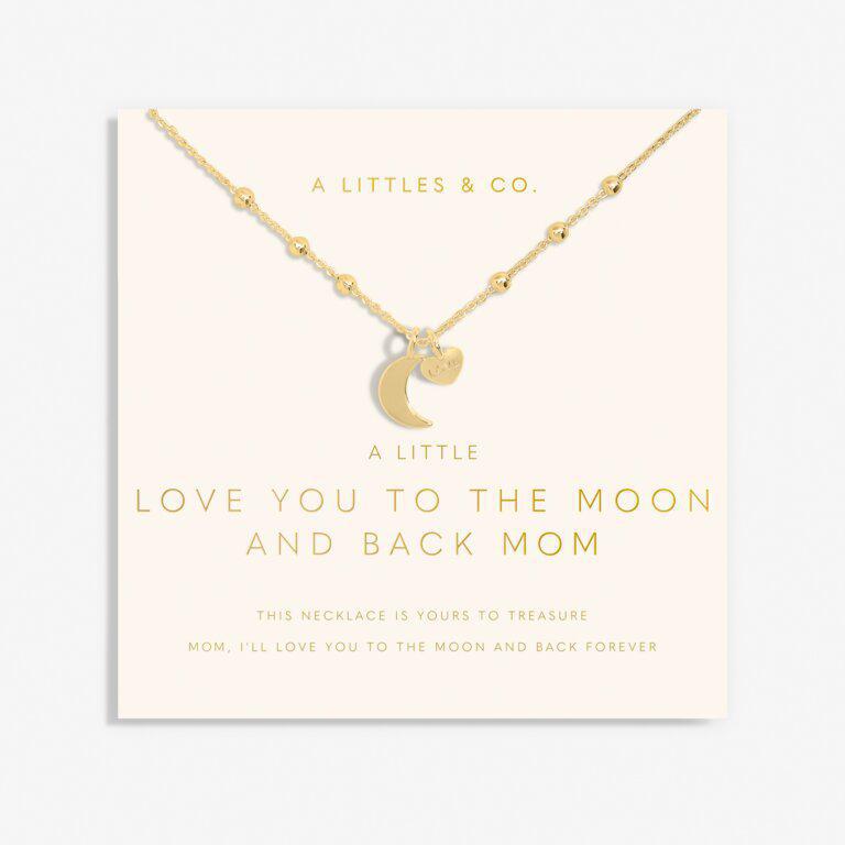 Love You To The Moon & Back Mom Necklace