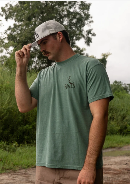 Skelly On Da Bayou Tee | Light Green