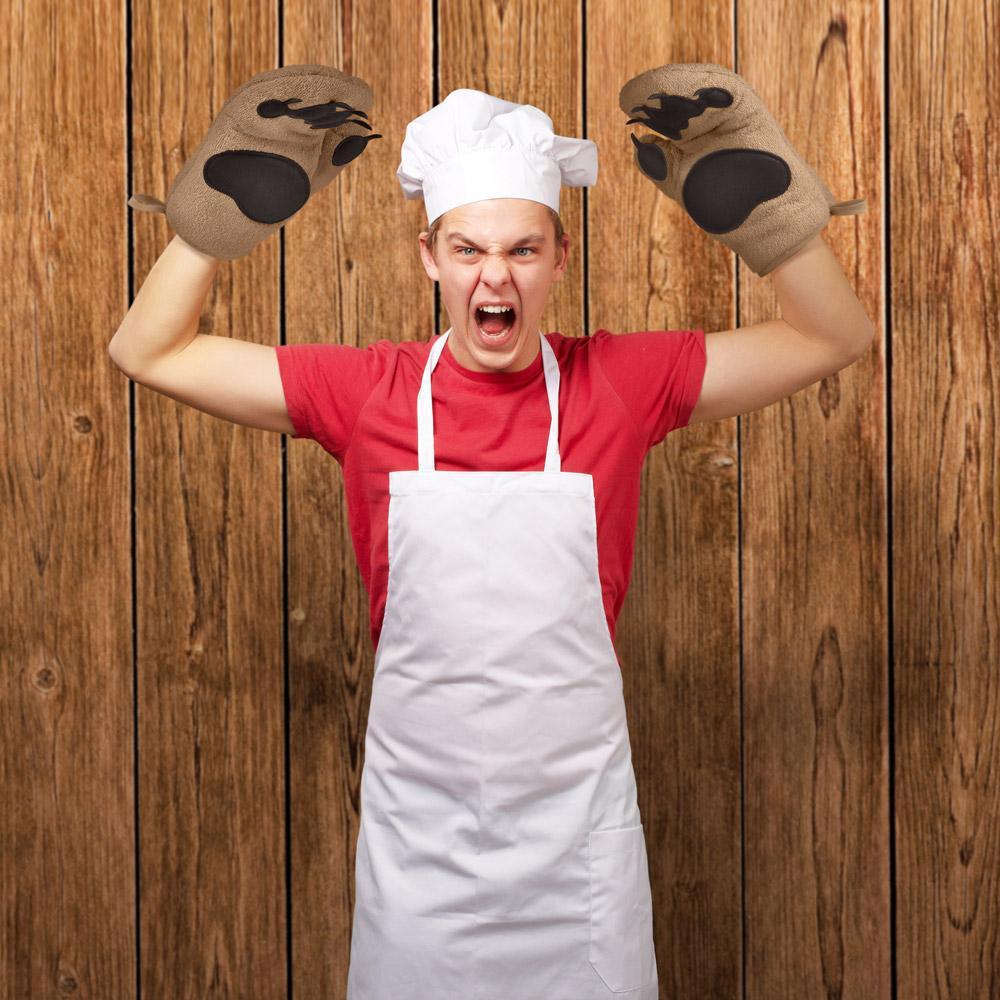 Bear Hand Oven Mitts