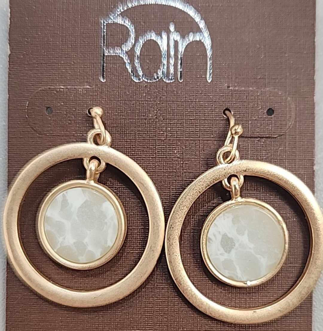 Circle Center Earrings