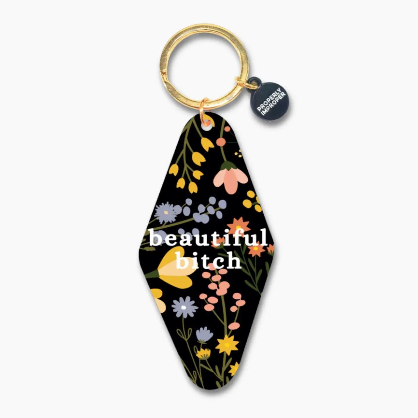 Properly Improper Motel Keychains