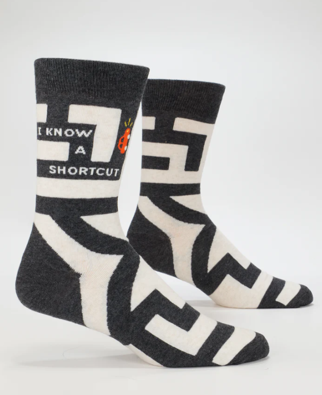 I Know A Shortcut Men's Socks