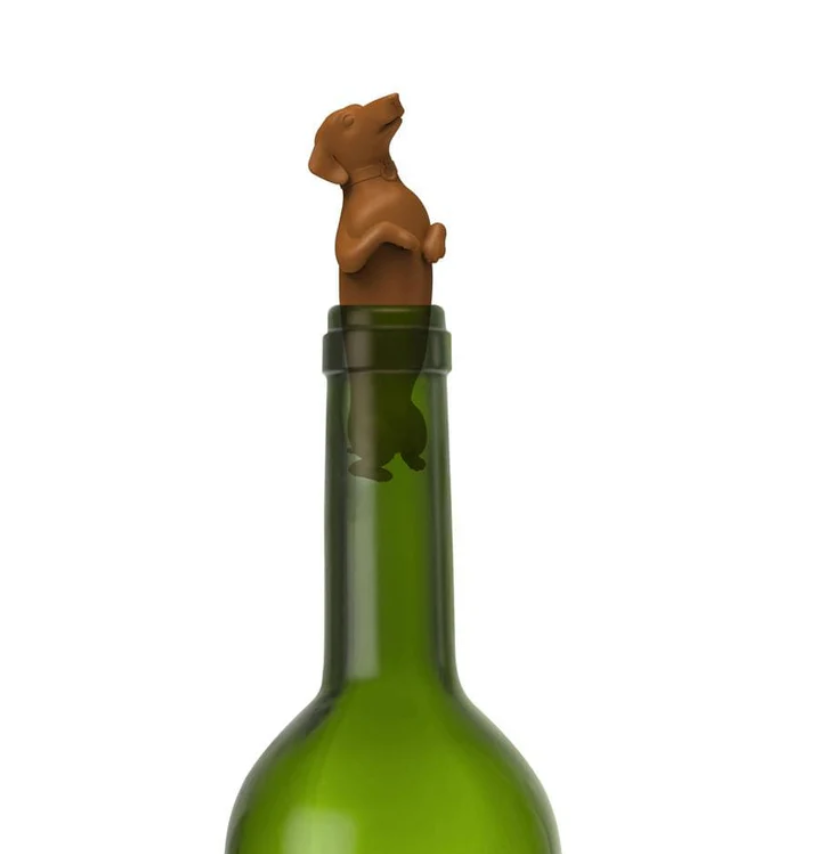 Winer Dog Bottle Stopper