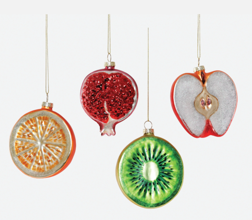 Fruit Glass Ornament