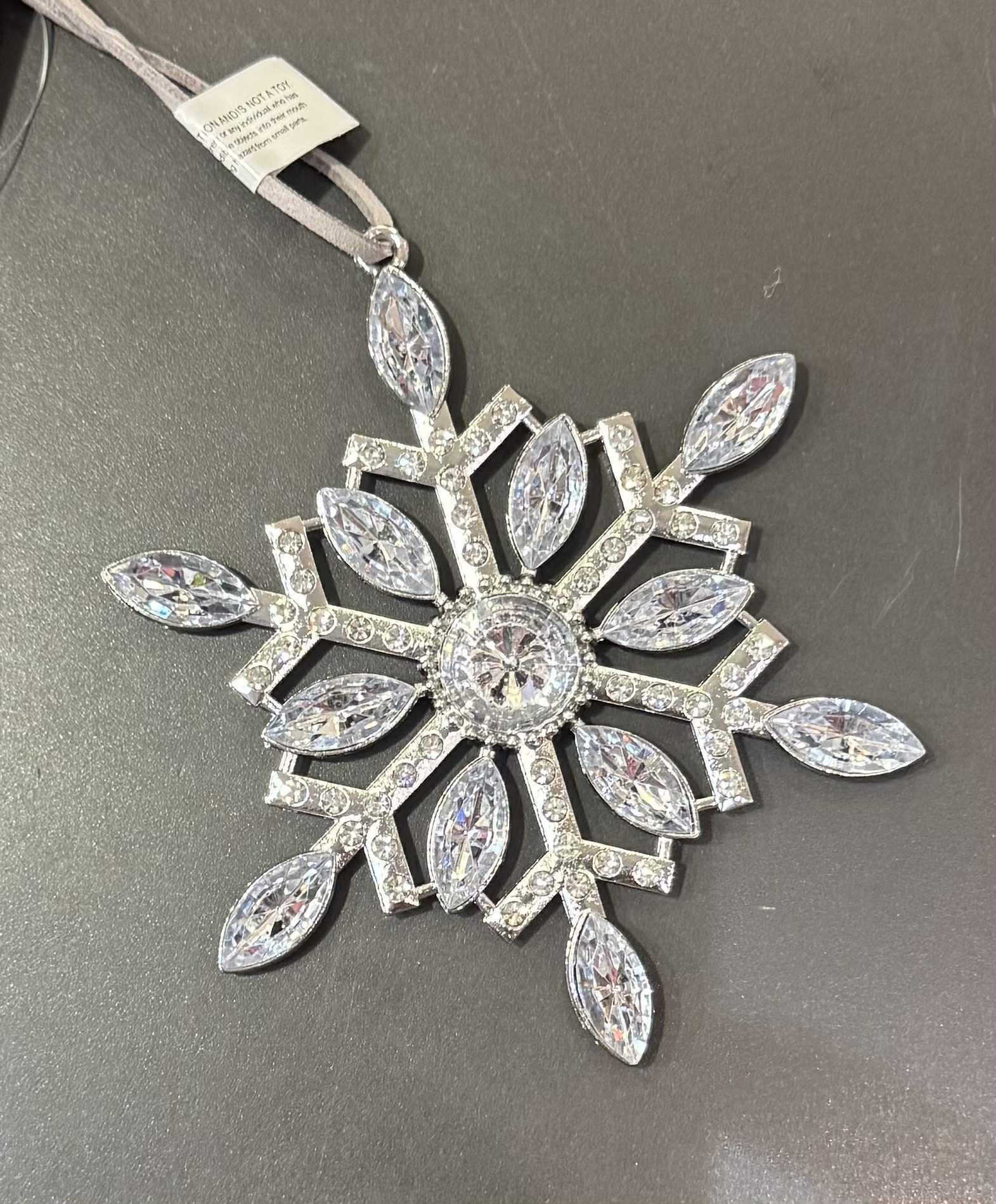 Crystal Snowflake Ornament