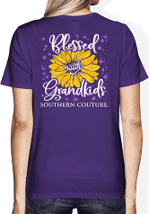 SC Blessed W/ Grandkids Purple