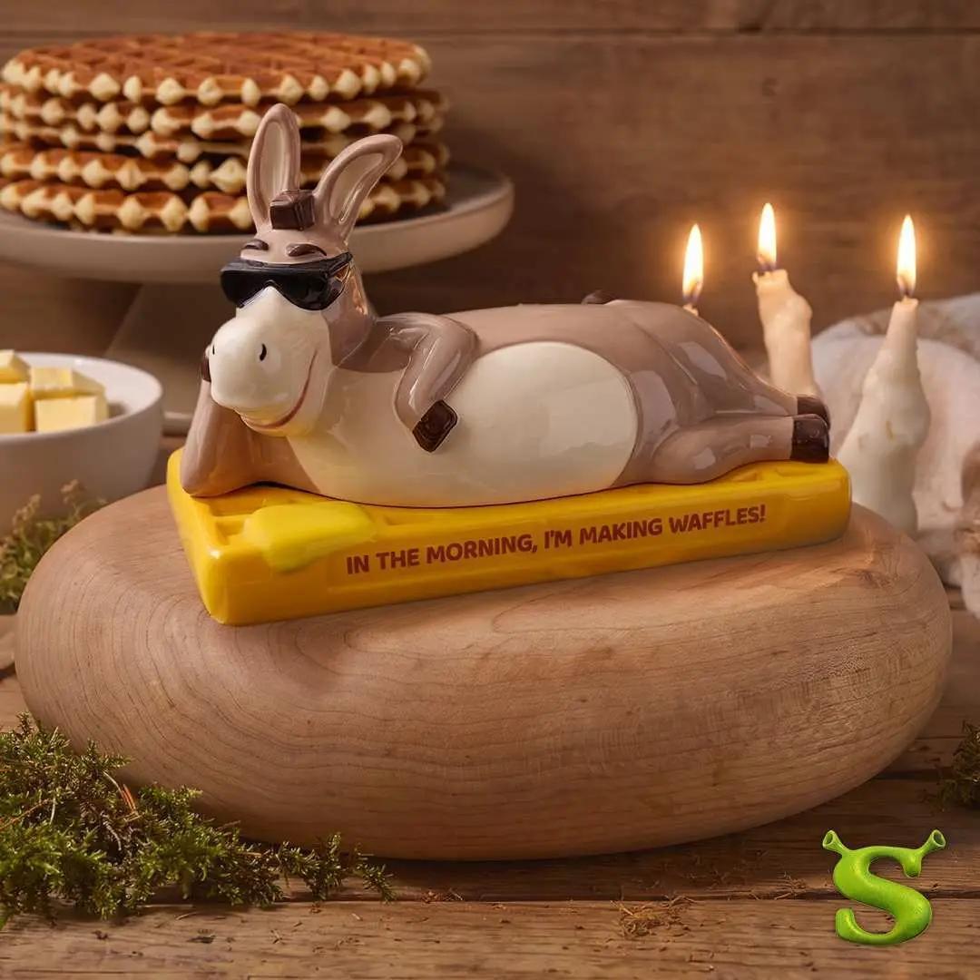Shrek Donkey's Morning Waffles Butter Dish - Fits Standard Stick