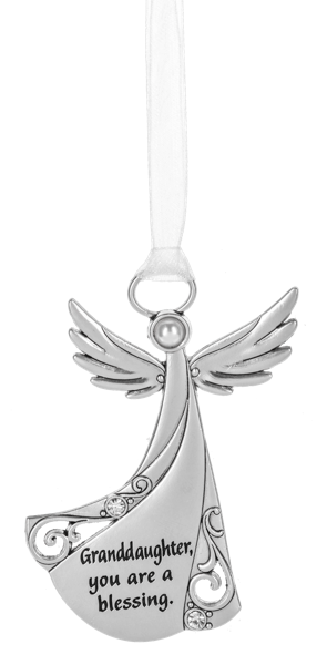 Silver Angel Ornaments