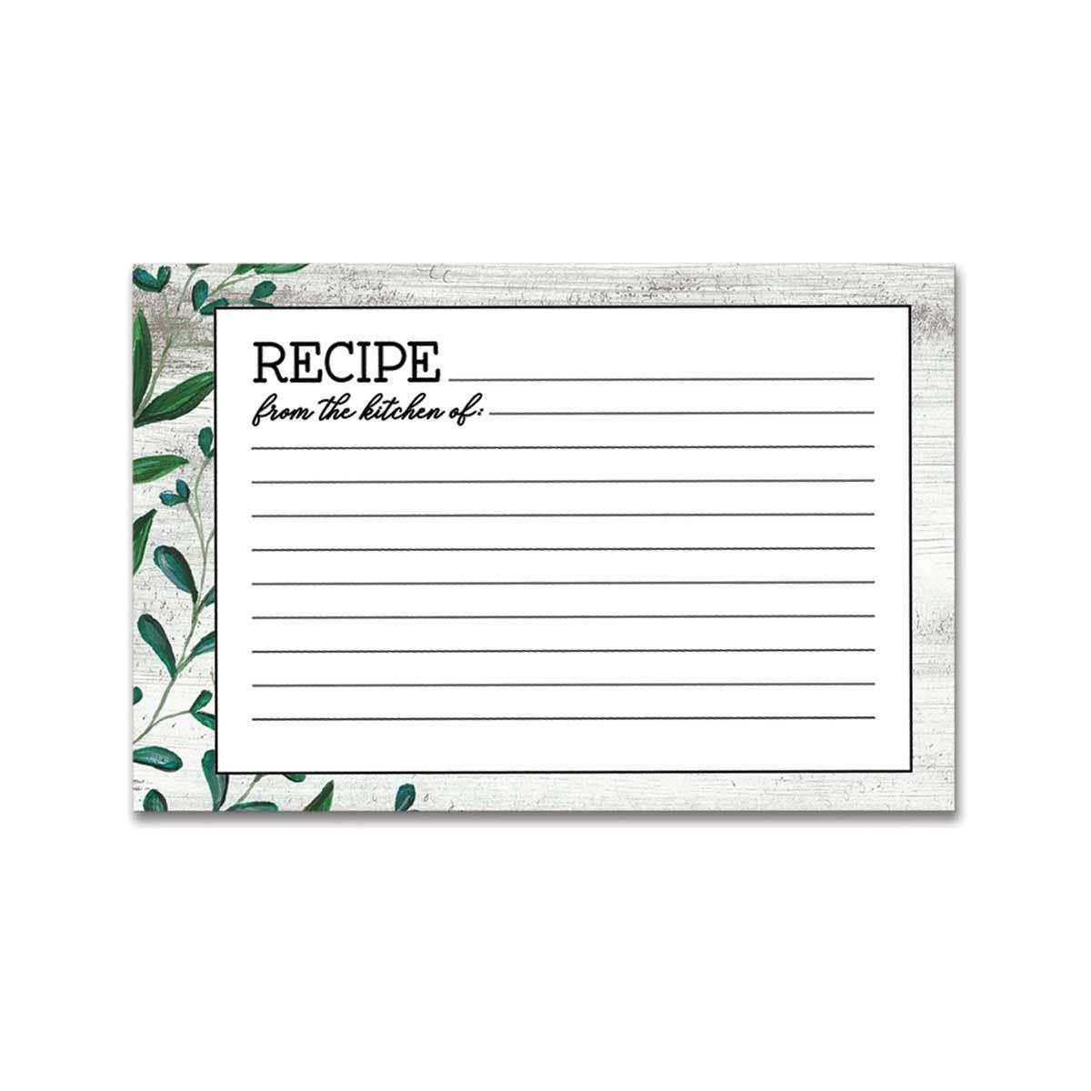 Vintage Recipe Cards