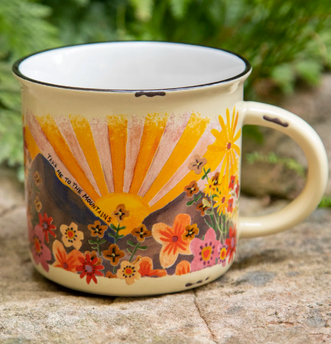 Take Me To The Mountains Camp Coffee Mug