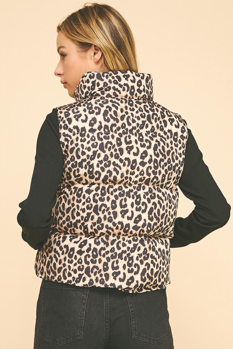 Animal Chic Puff Vest