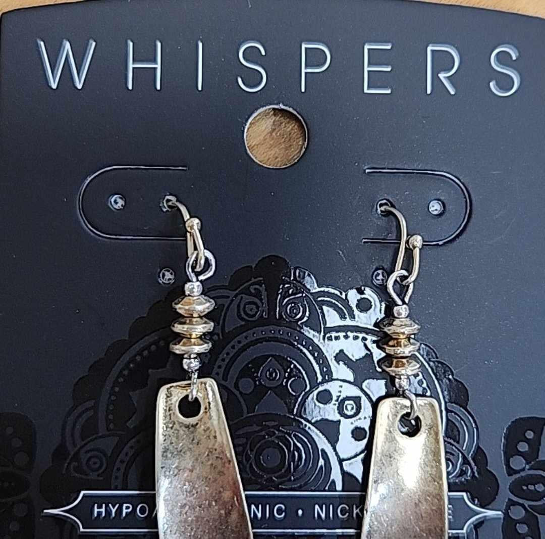 Modern Stack Dangle Earrings