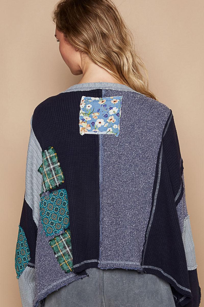 Indigo Multi Knit Top