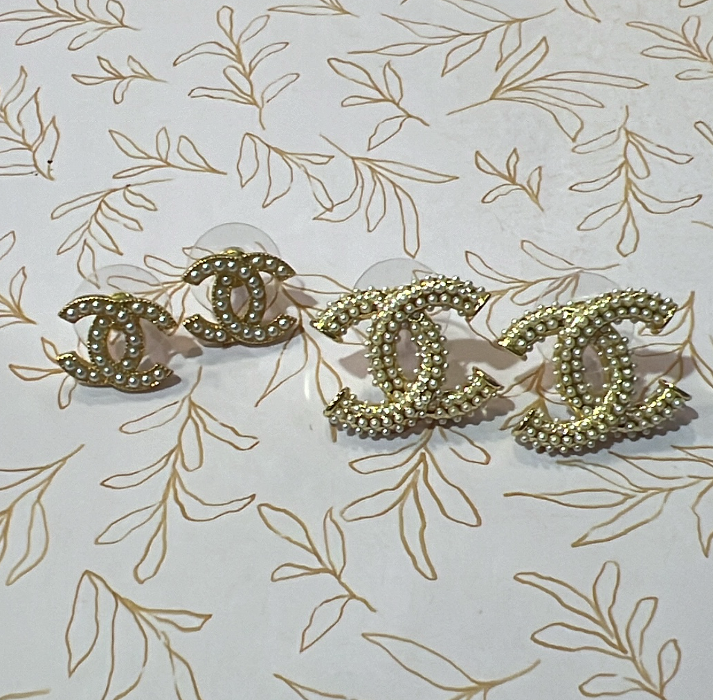 Chanel Pearl Earrings