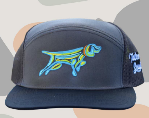 Neon Pointer Hat 6P Charcoal/Black Copy