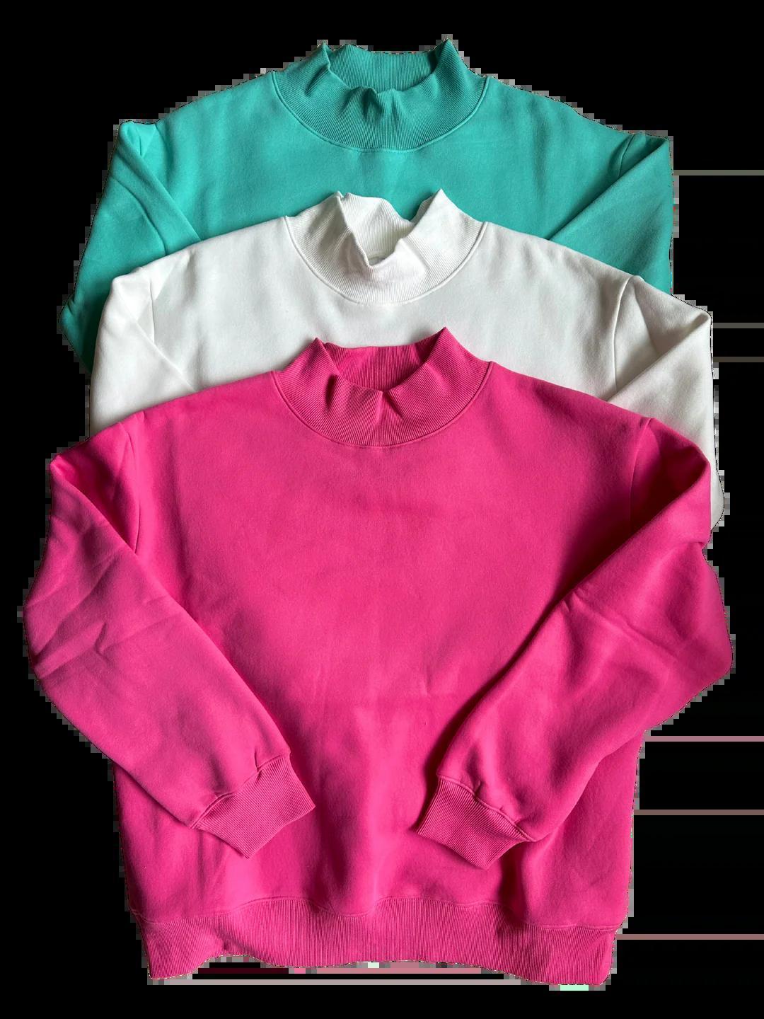 Mock Neck Sweatshirts