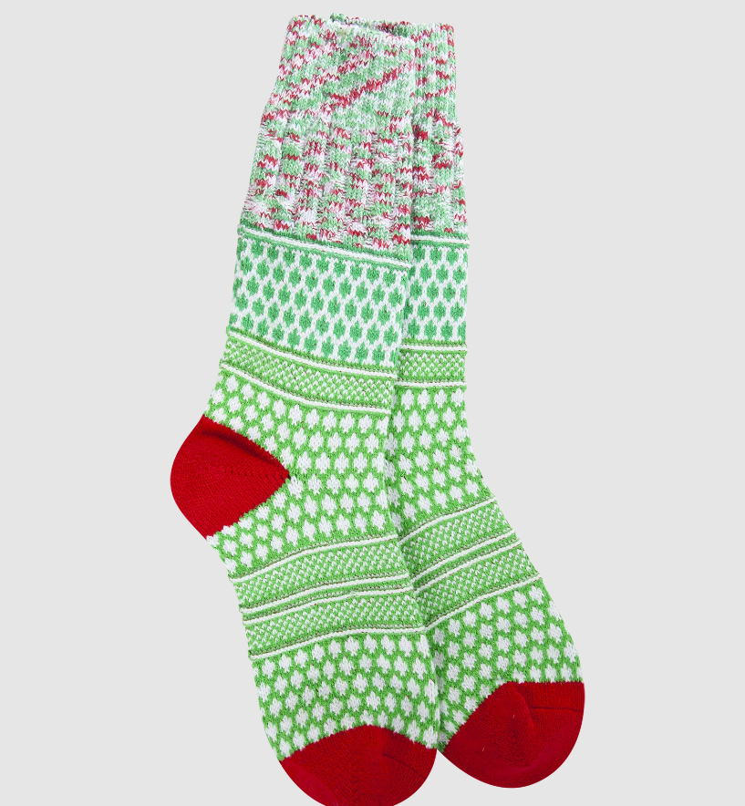 Holiday Gallery Textured Crew Socks