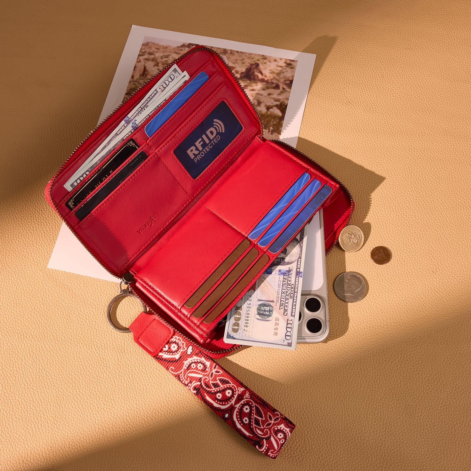 Wrangler Bandana Paisley Print Wallet