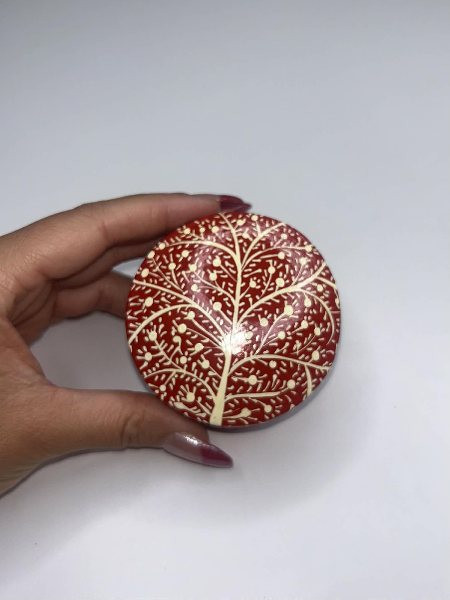 Papier Mache Round Assorted Boxes