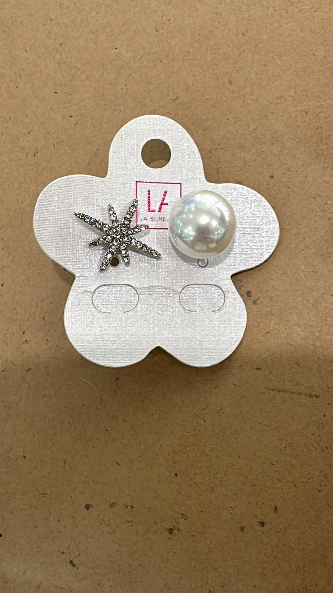 Pearl & Crystal Earrings