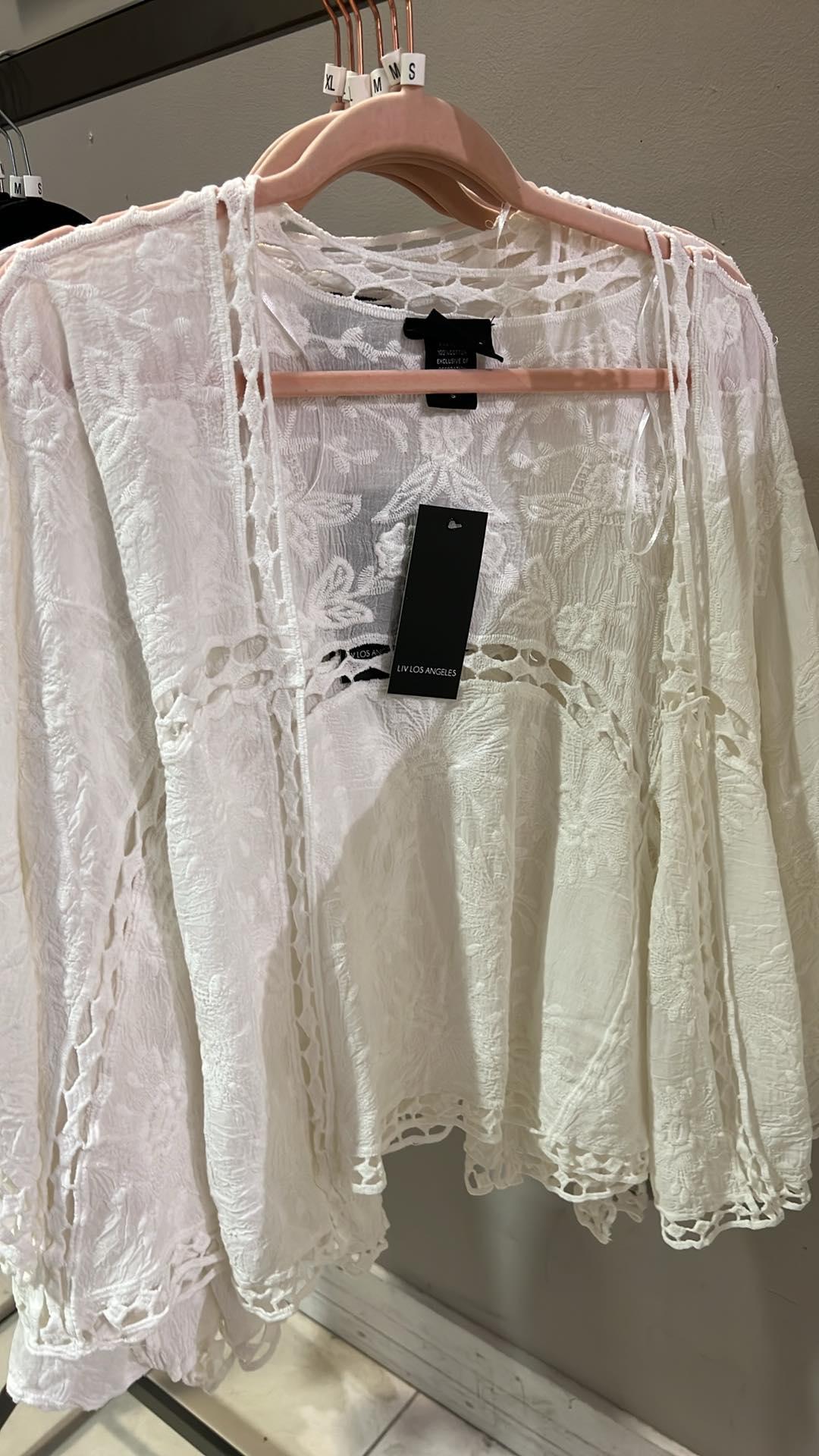 White Boho Kimono