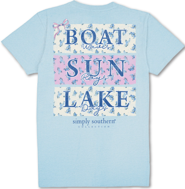 SS-LAKEBOAT-SKY Tee