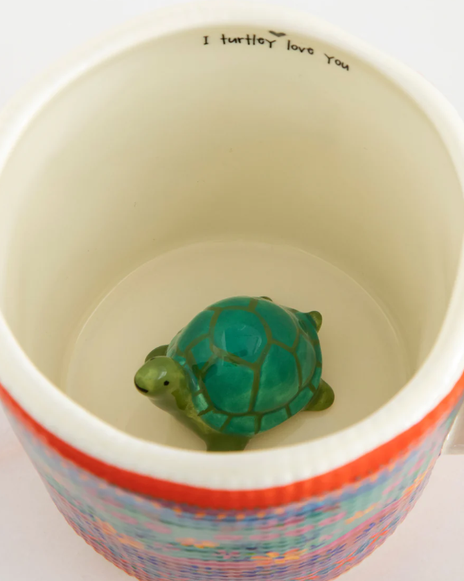 Peek-A-Boo Turtle Mug