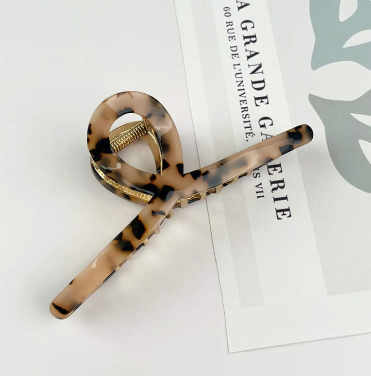 Metal Plate Irregular Hair Claw Clip