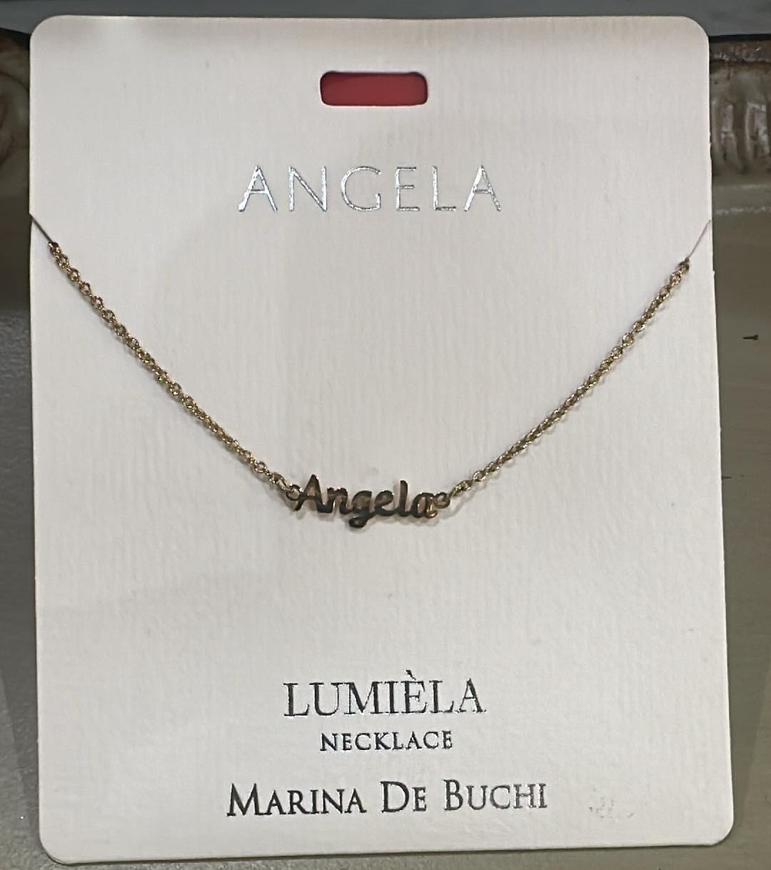 Lumiela Angela Name Necklace