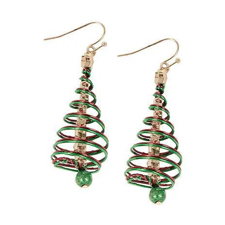 Kaleidoscope Christmas Earrings